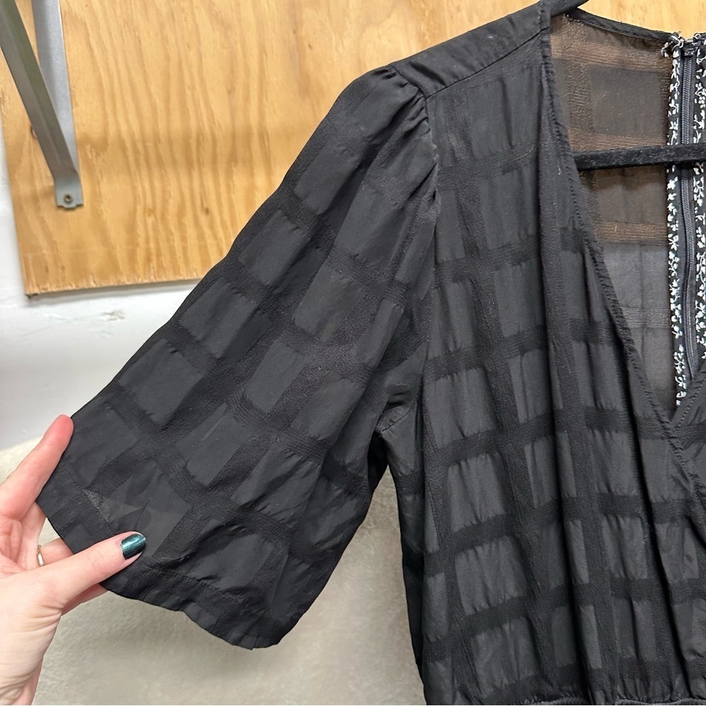 ANTHROPOLOGIE Dolan Left Coast Maia Surplice Jumpsuit M Missing Belt - Picture 6 of 10